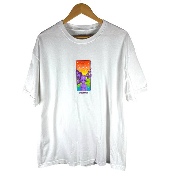 Pleasures 2021 Friends T-shirt Men’s XL - Streetwear Skater Urban Punk Luxury - Picture 1 of 12
